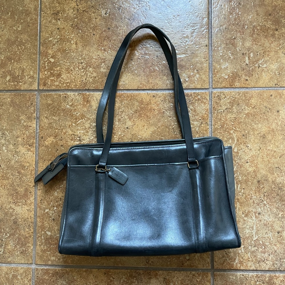 Vintage Coach Dark Green Purse